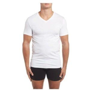 Nordstrom Trim Fit 3-Pack Stretch Cotton V-Neck T-Shirt XXL